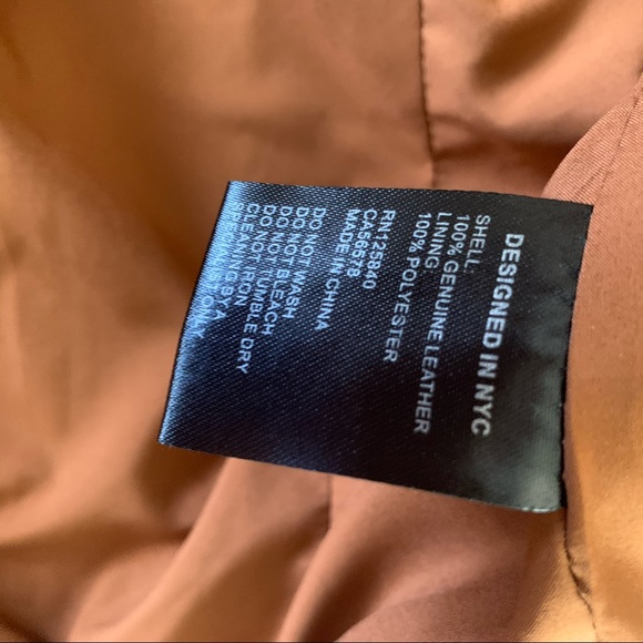 Intermix Brown Suede Moto Jacket - Picture 7 of 7